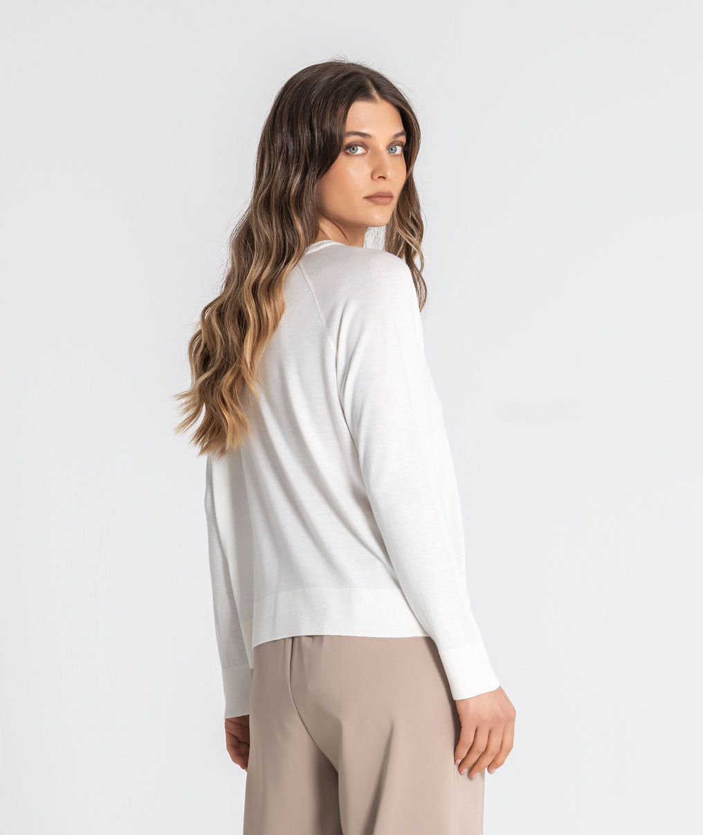 V-neck sweater 3589