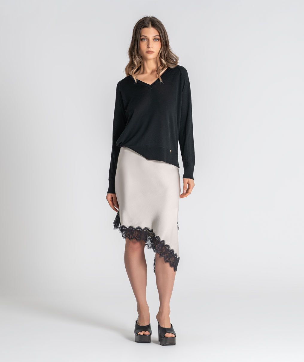 V-neck sweater 3589