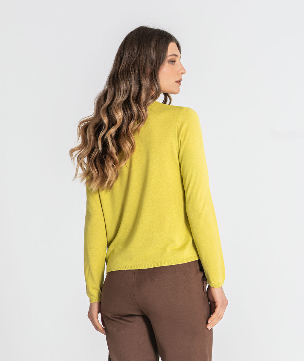 Round neck sweater 3590