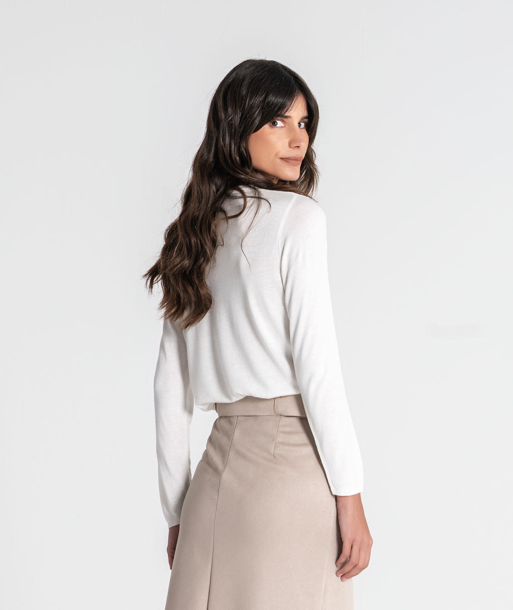 Round neck sweater 3590