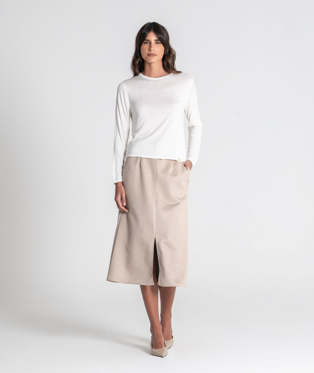 Round neck sweater 3590