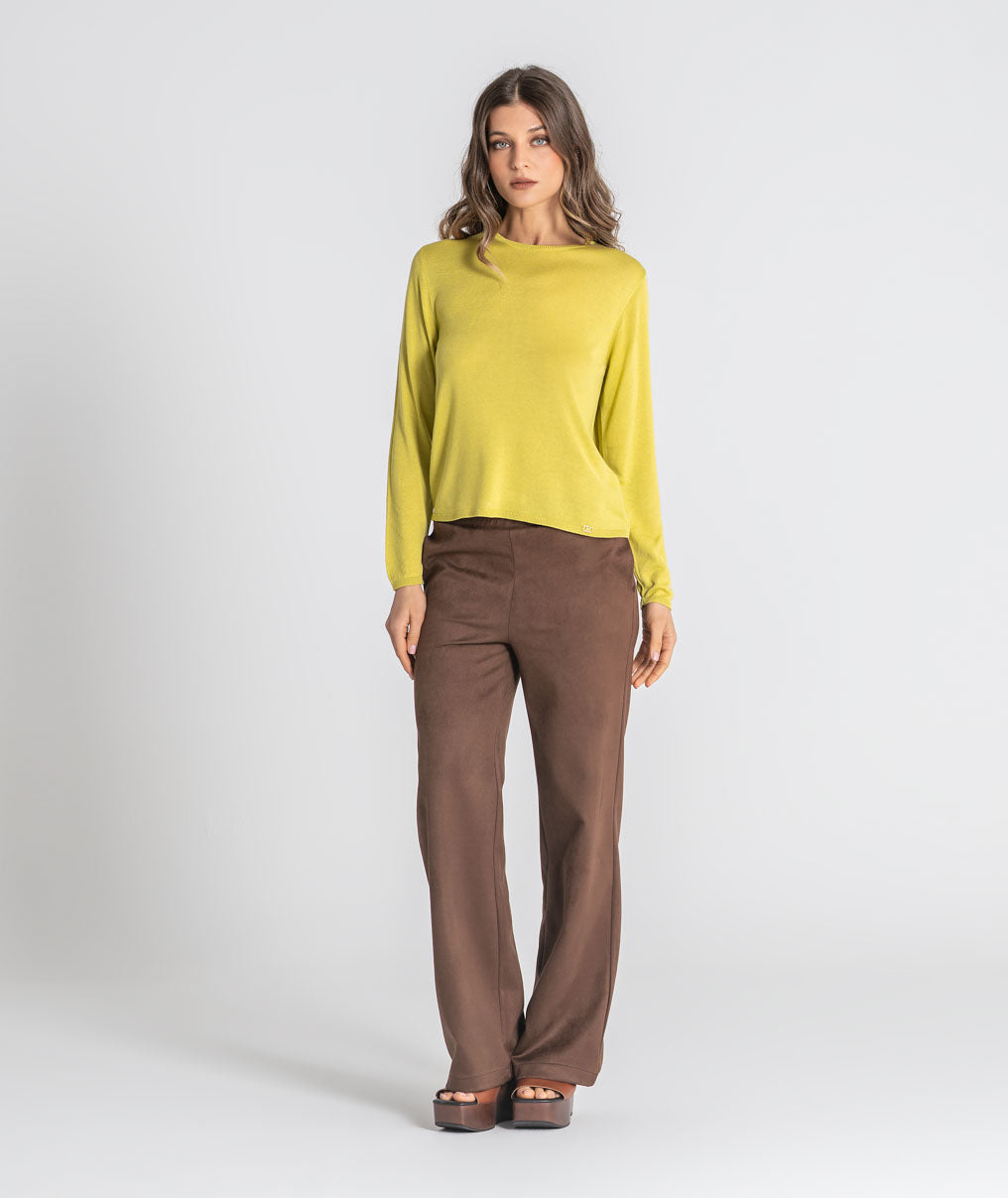 Round neck sweater 3590