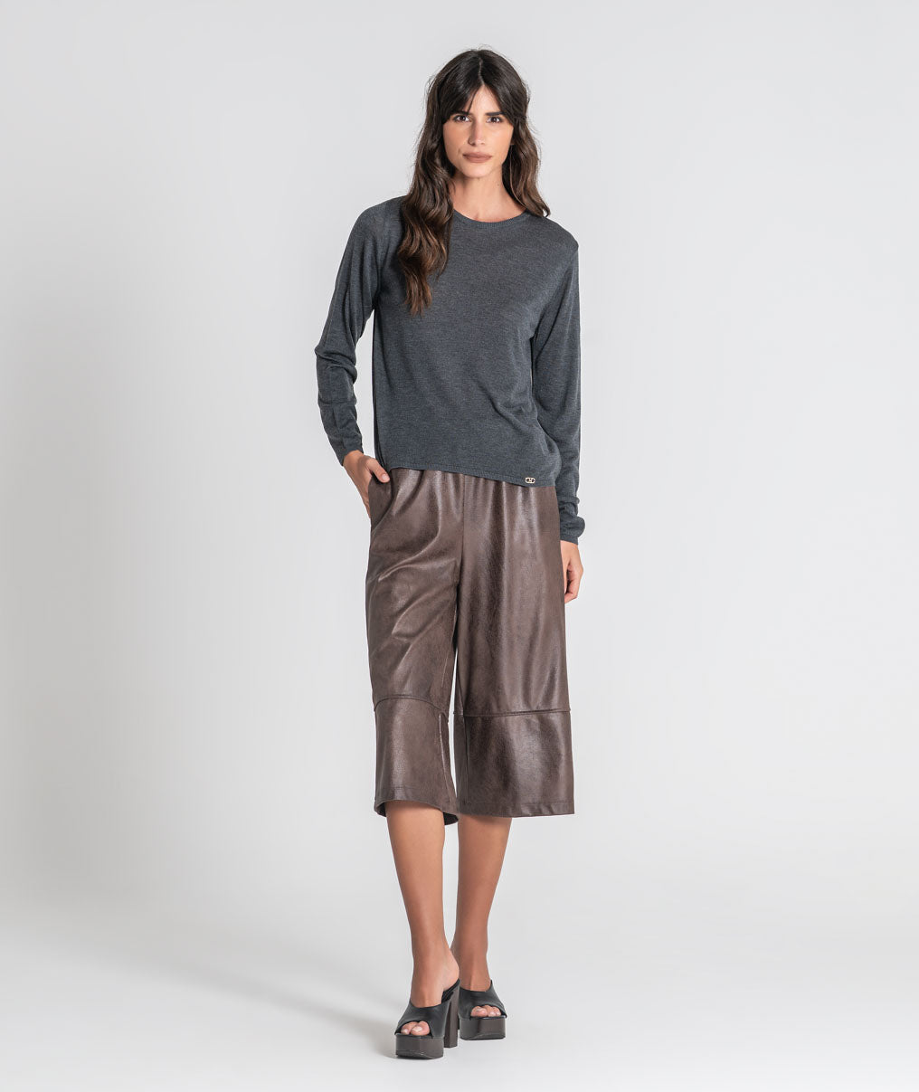 Round neck sweater 3590