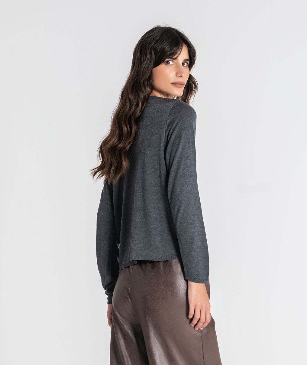 Round neck sweater 3590