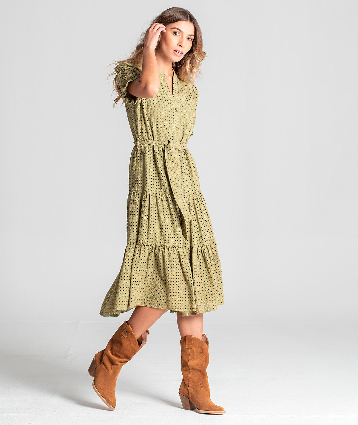 Vestido bordado inglês 6047