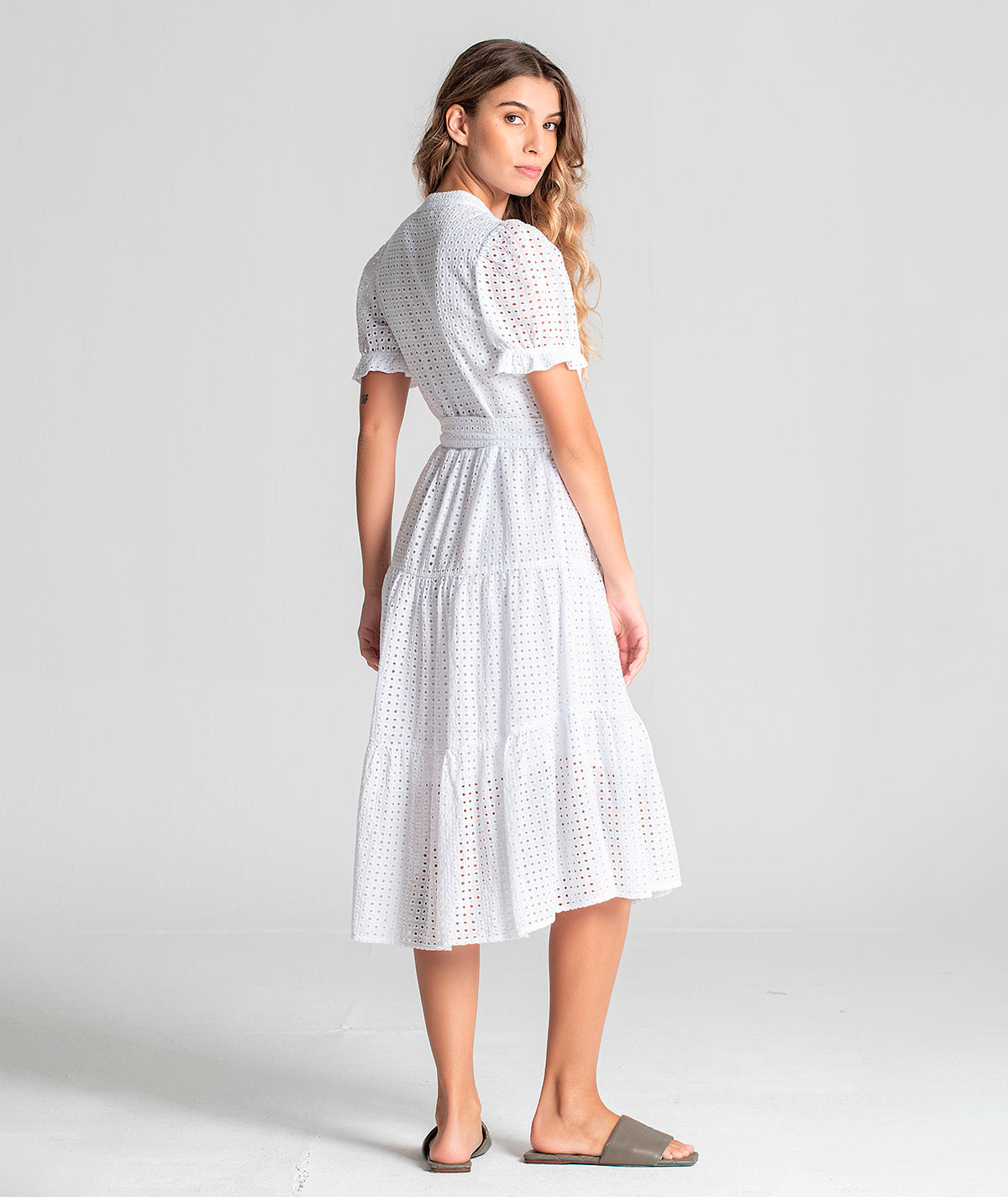 Vestido bordado inglês 6047