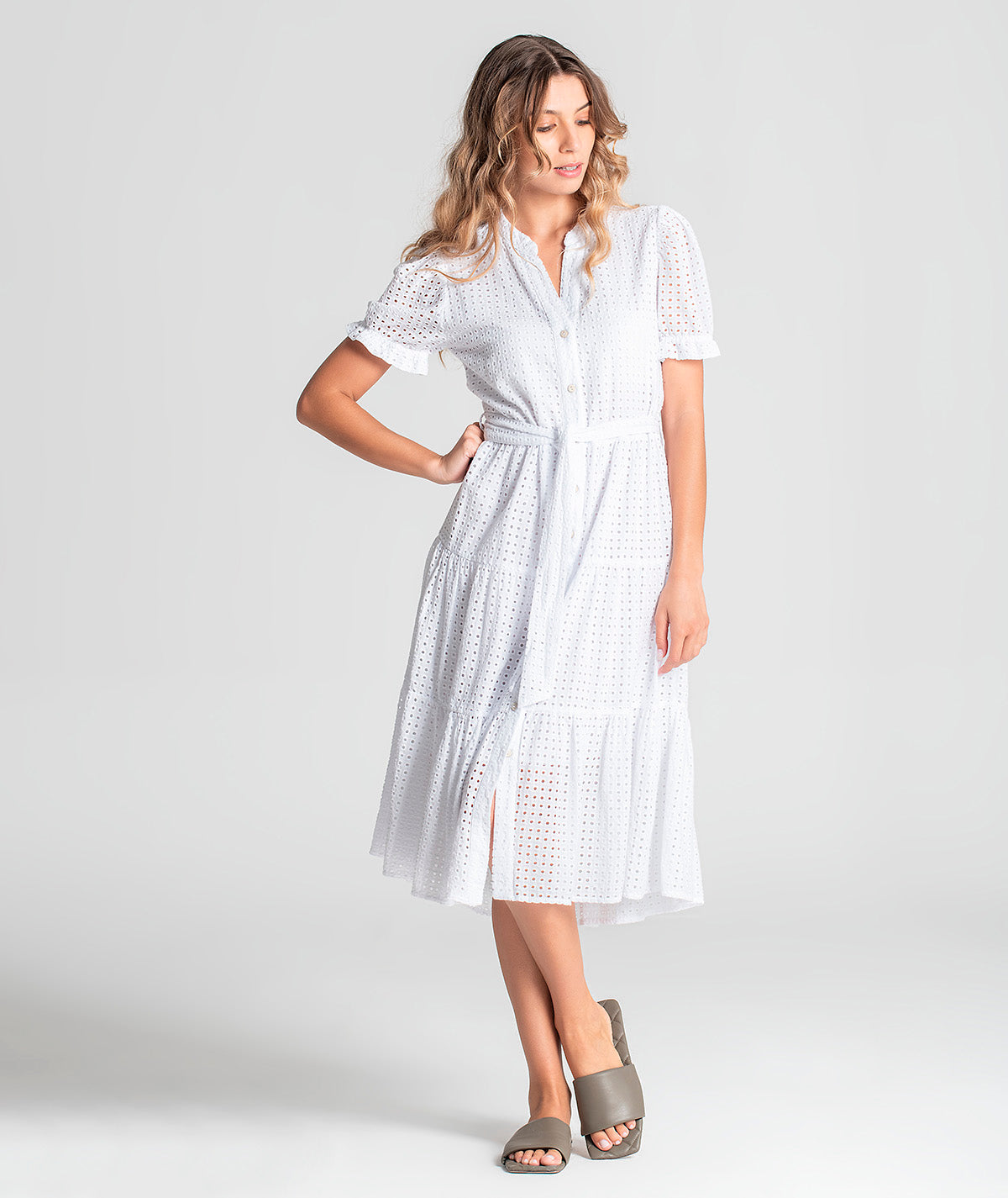 Vestido bordado inglês 6047