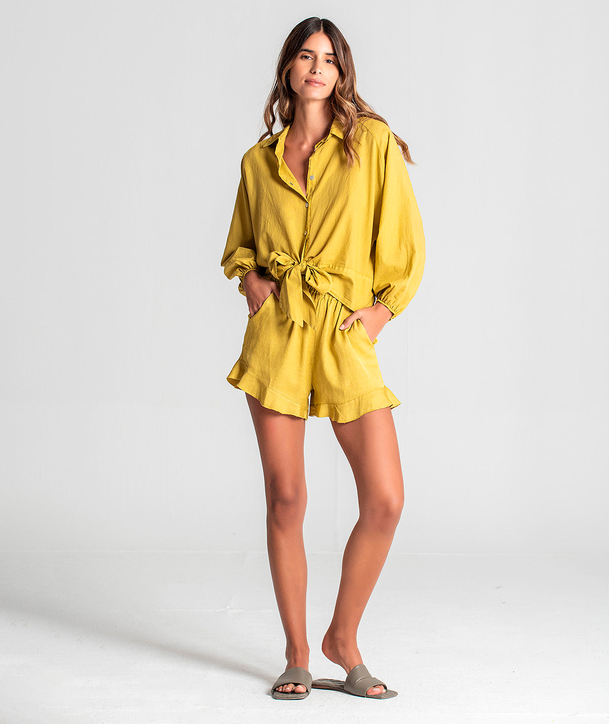 Blusa com nó na frente 6062