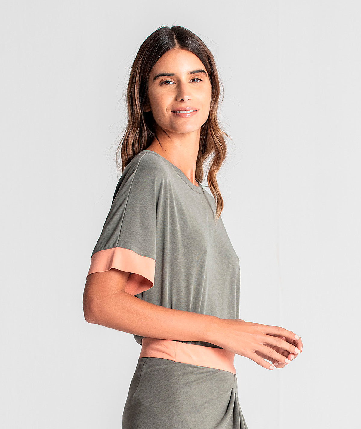 T-shirt bicolor 6076