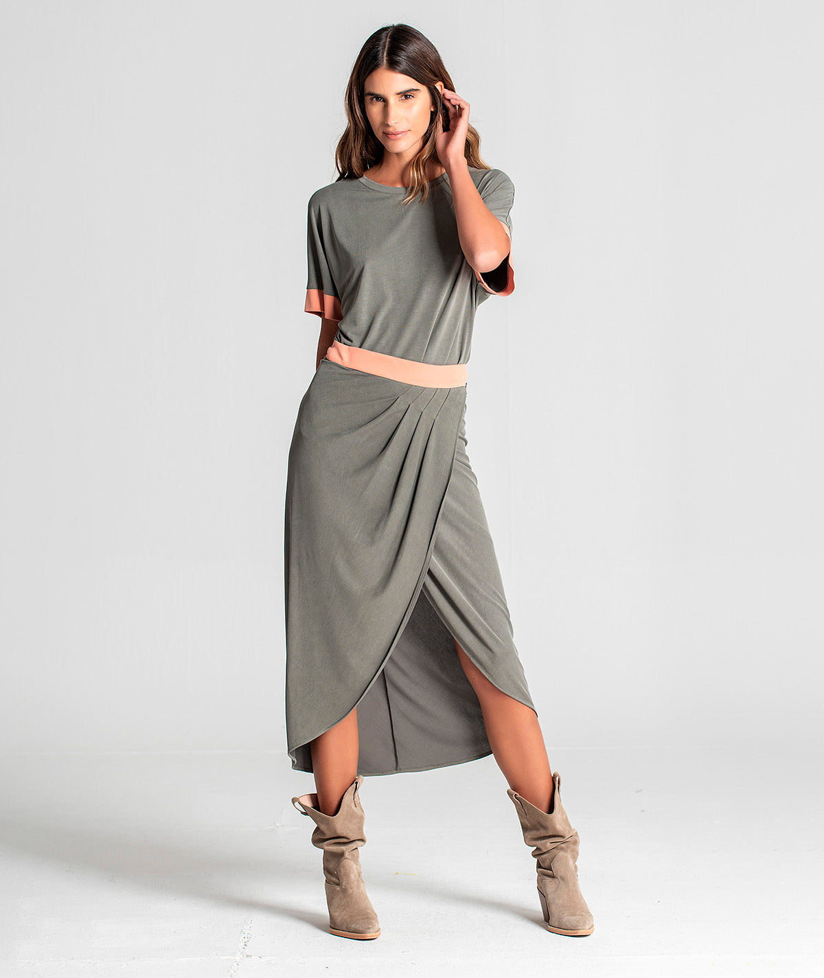 T-shirt bicolor 6076