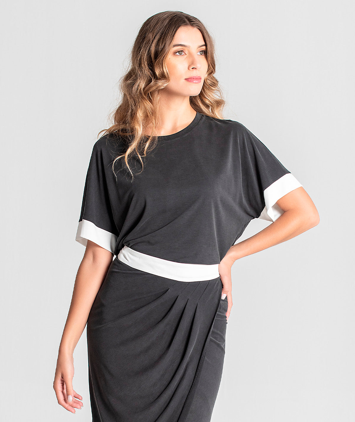 T-shirt bicolor 6076