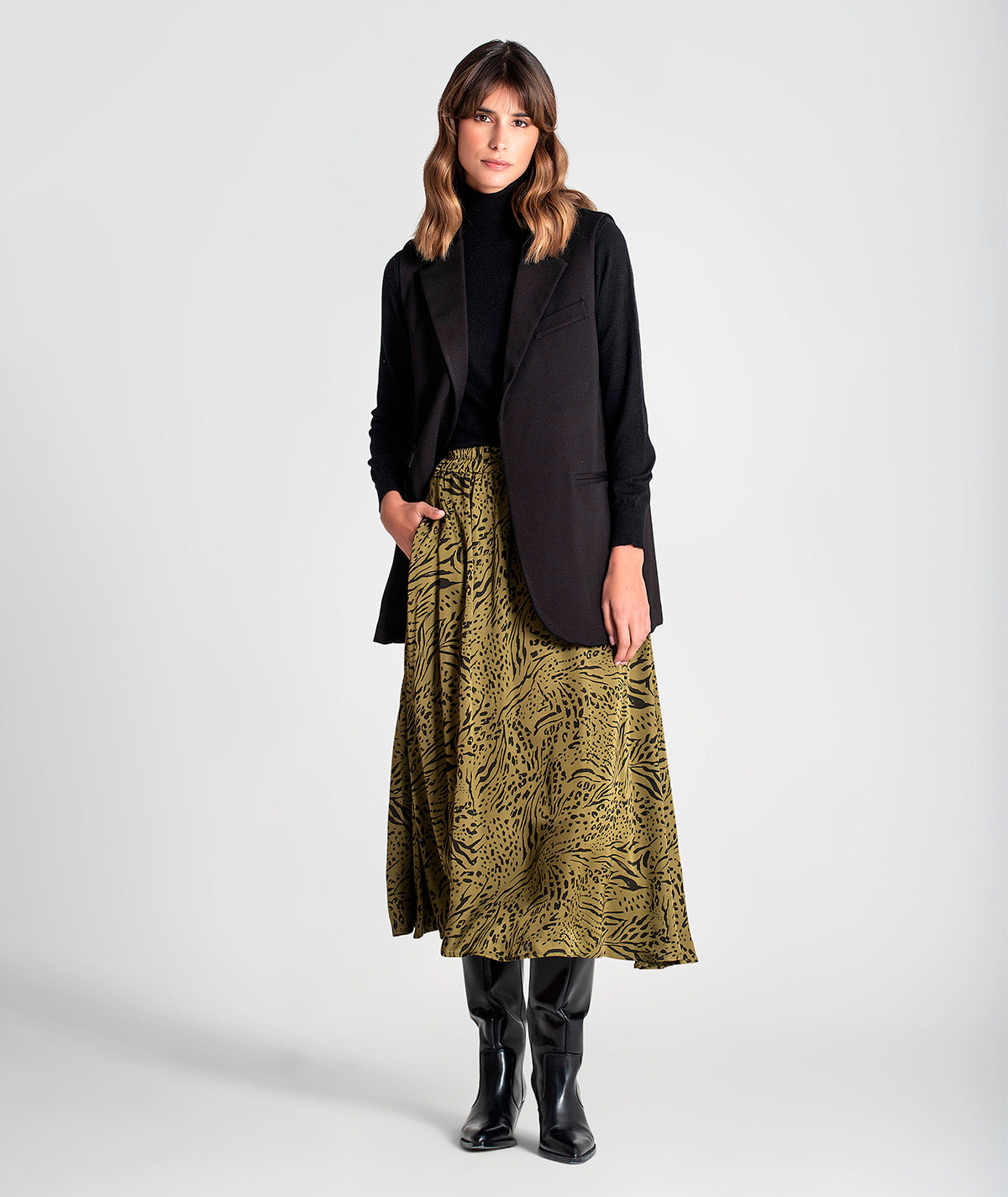 Saia animal print 6118