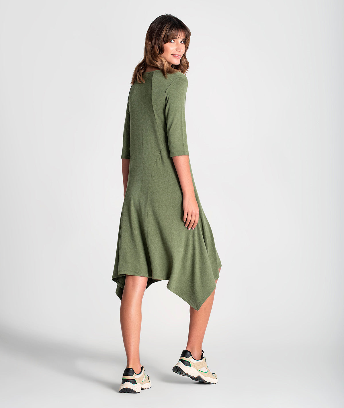Vestido com fecho na frente 6131