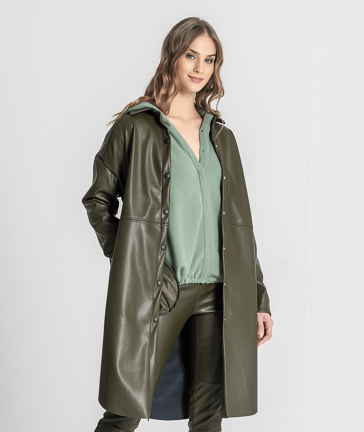 Vestido camiseiro com molas 6209
