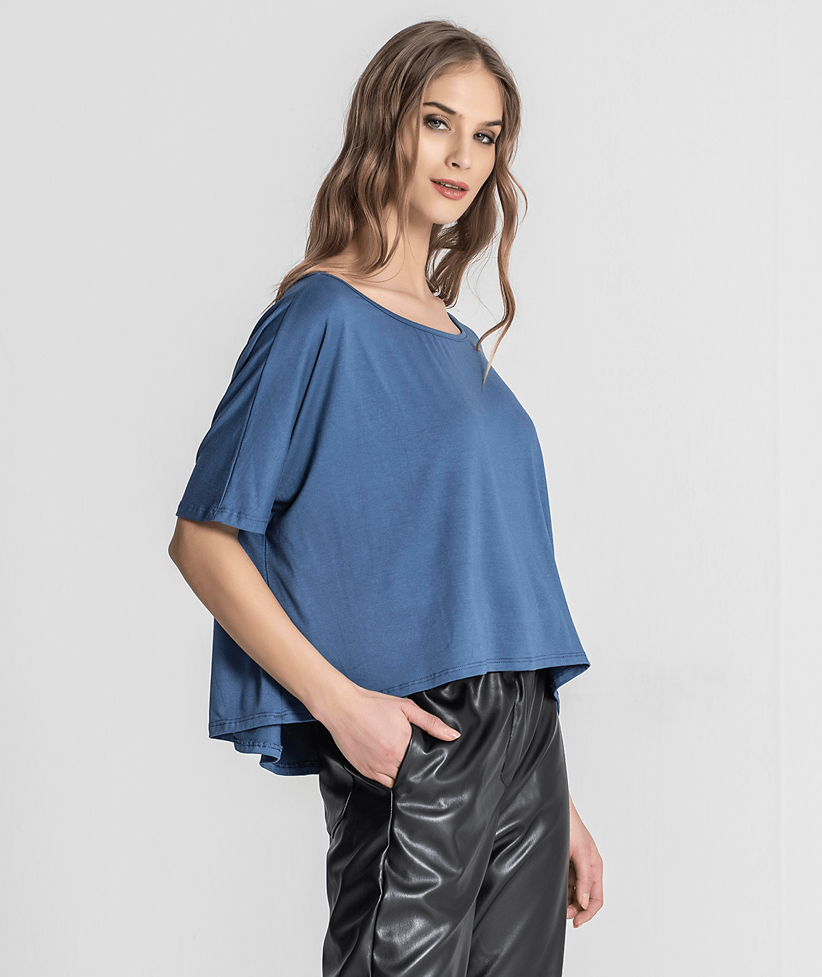 T‐shirt decote redondo 6214