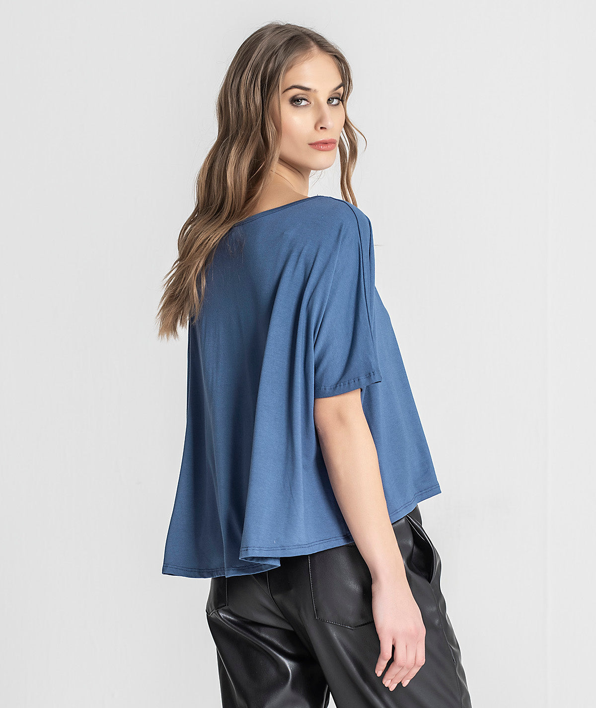 T‐shirt decote redondo 6214