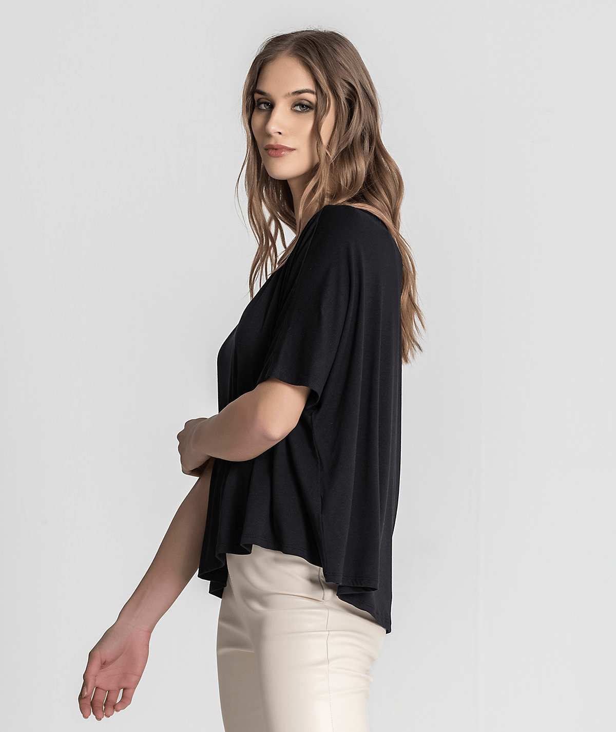 T‐shirt decote redondo 6214