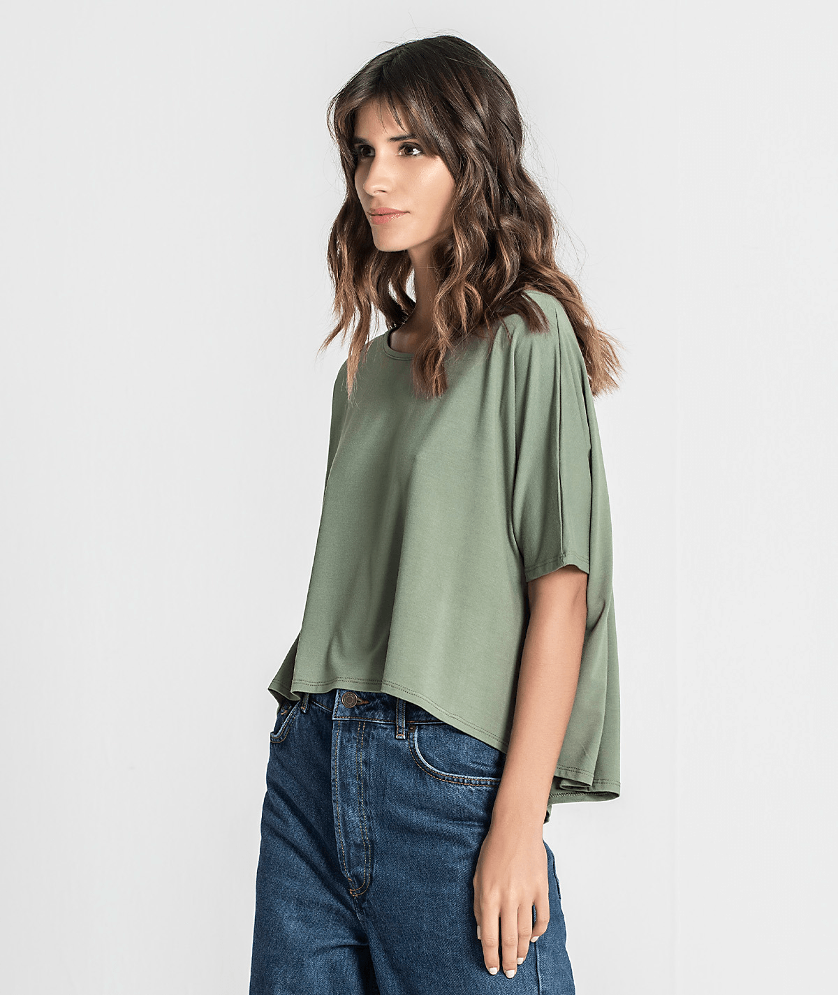 T‐shirt decote redondo 6214