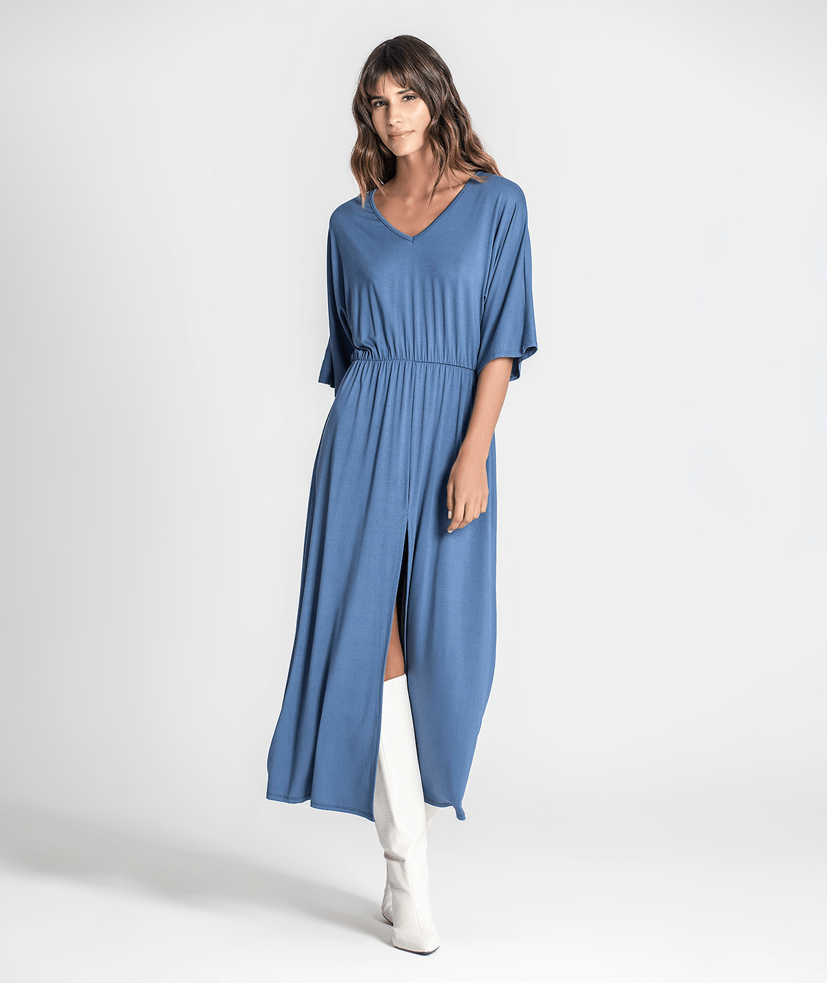 Vestido com atilho nas costas 6218