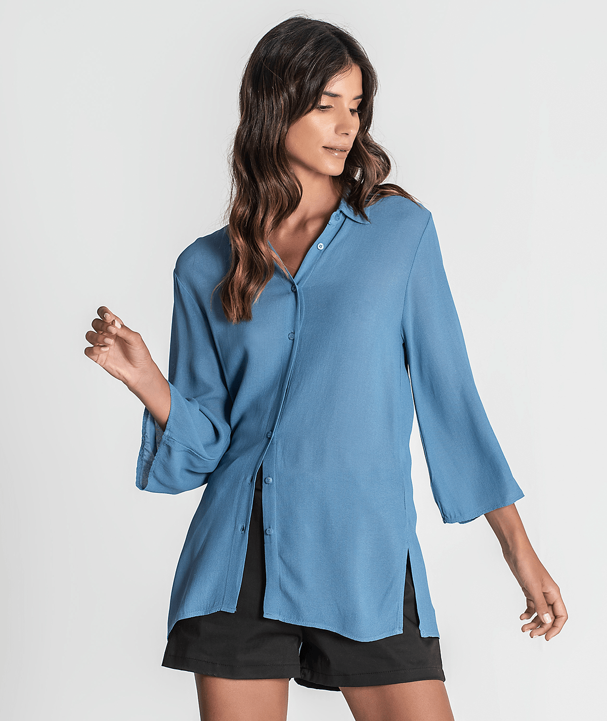 Blusa com botões na frente 6222