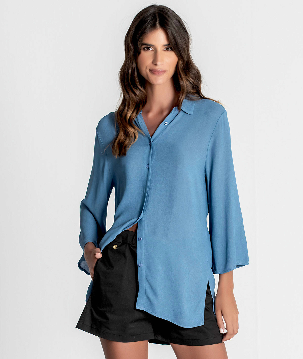 Blusa com botões na frente 6222