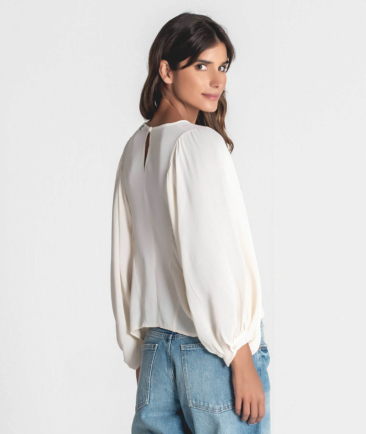Blusa com franzido na frente 6223