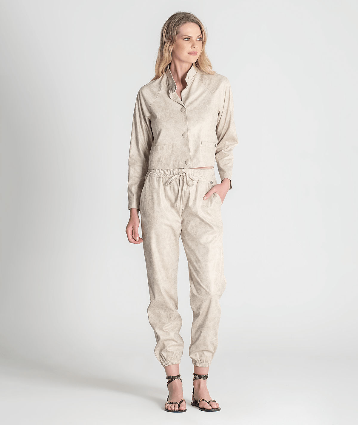 Jacket with front snaps 6229