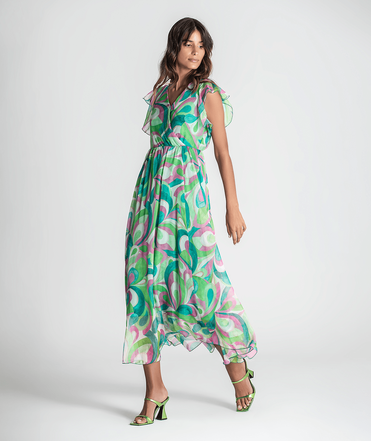 Vestido com padrão 6240