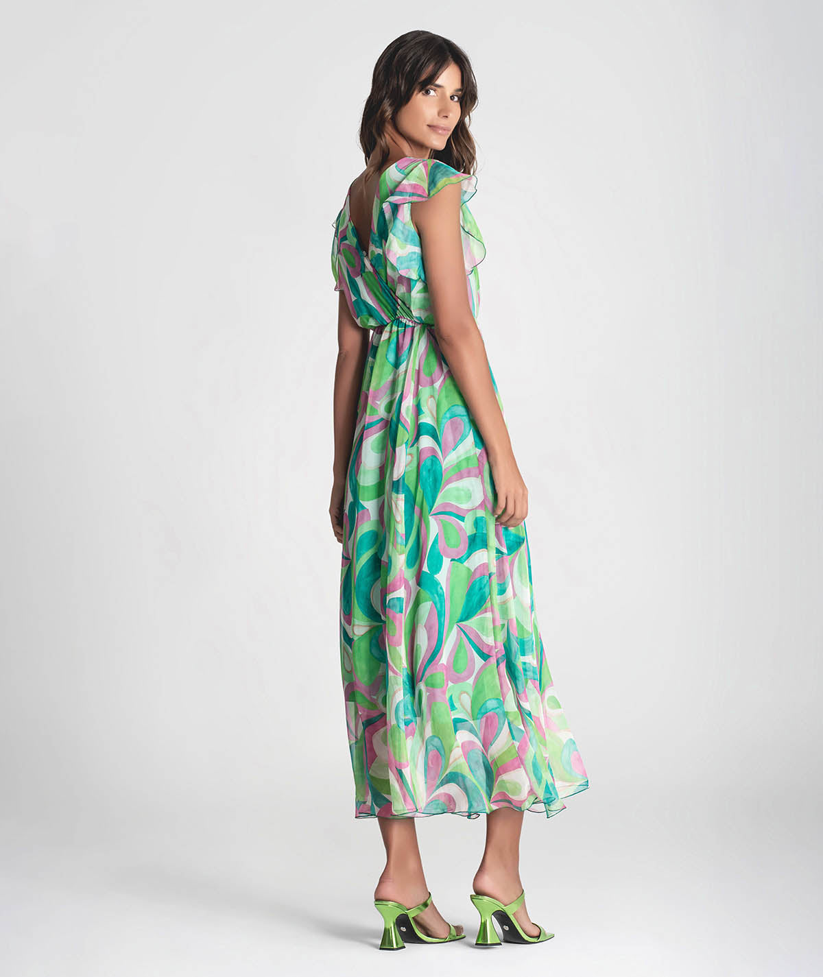 Vestido com padrão 6240