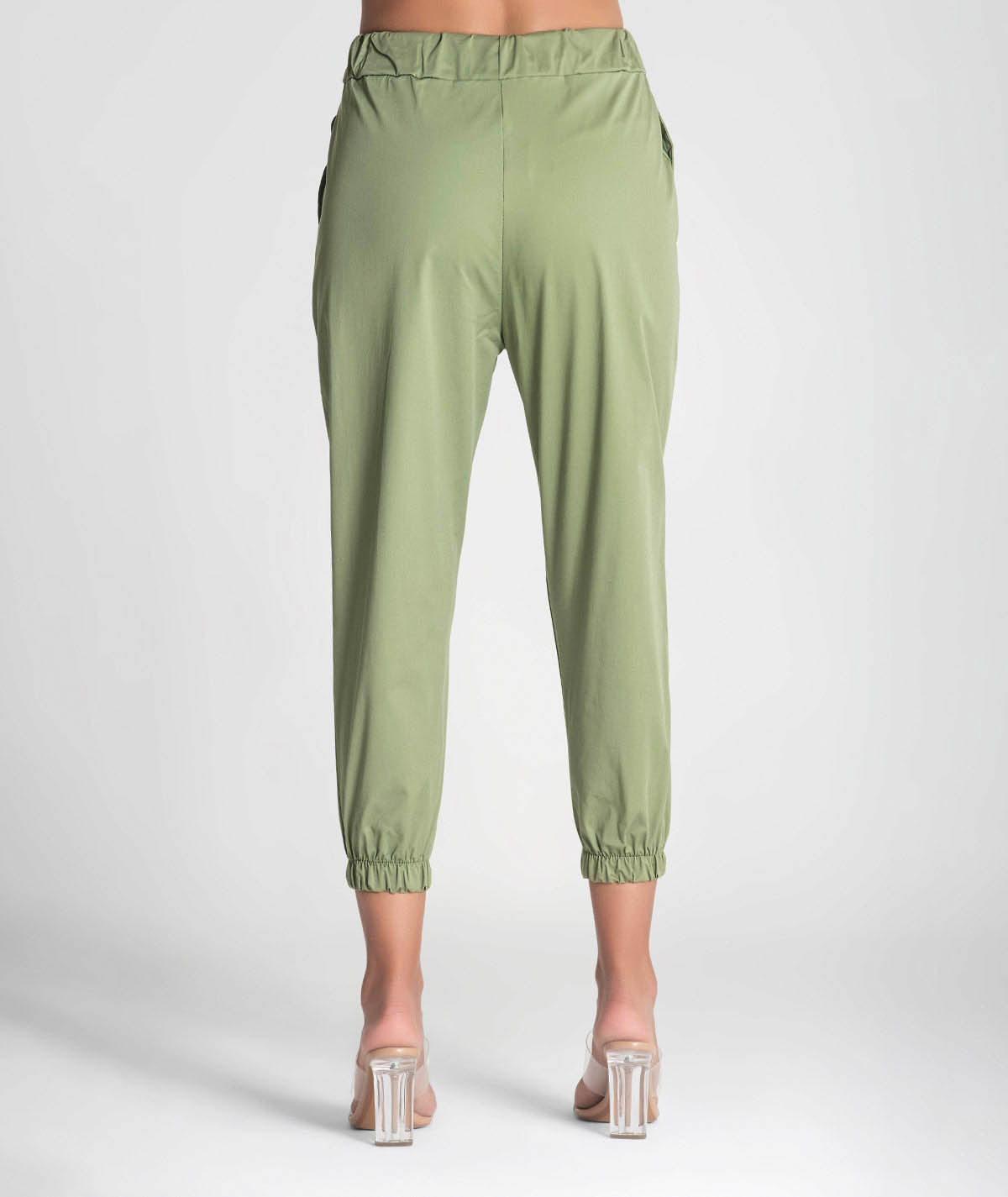 Calças jogger com cordão ajustável 6243