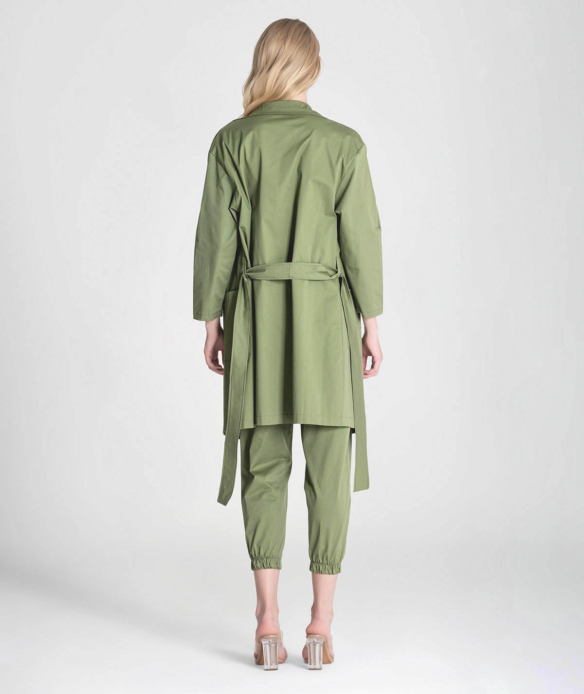 Jacket with adjustable belt 6251