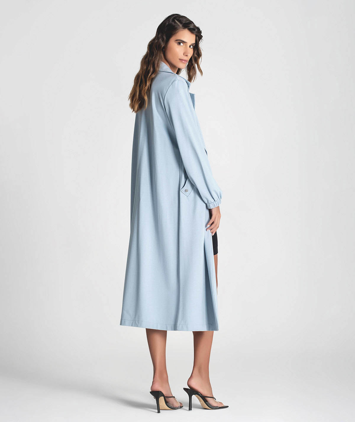 Long coat with buttons down the front 6252