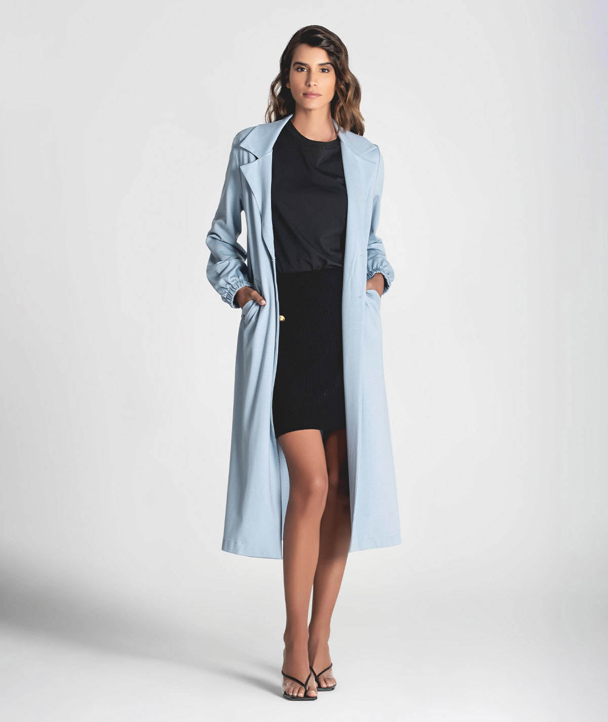 Long coat with buttons down the front 6252