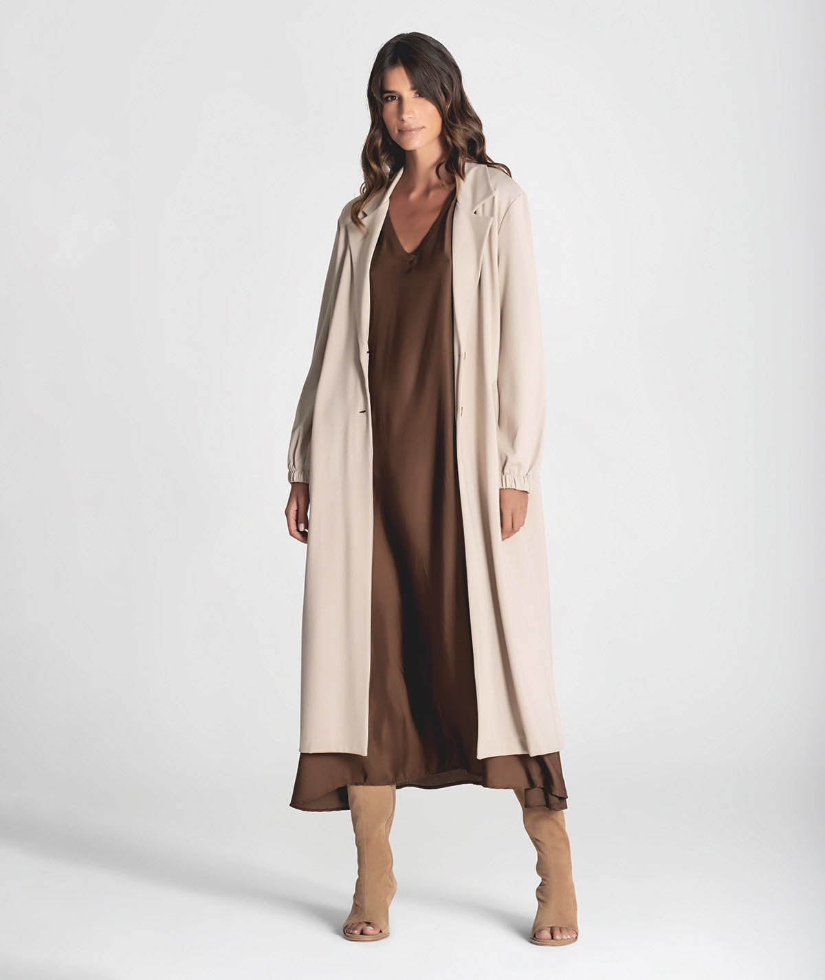 Long coat with buttons down the front 6252