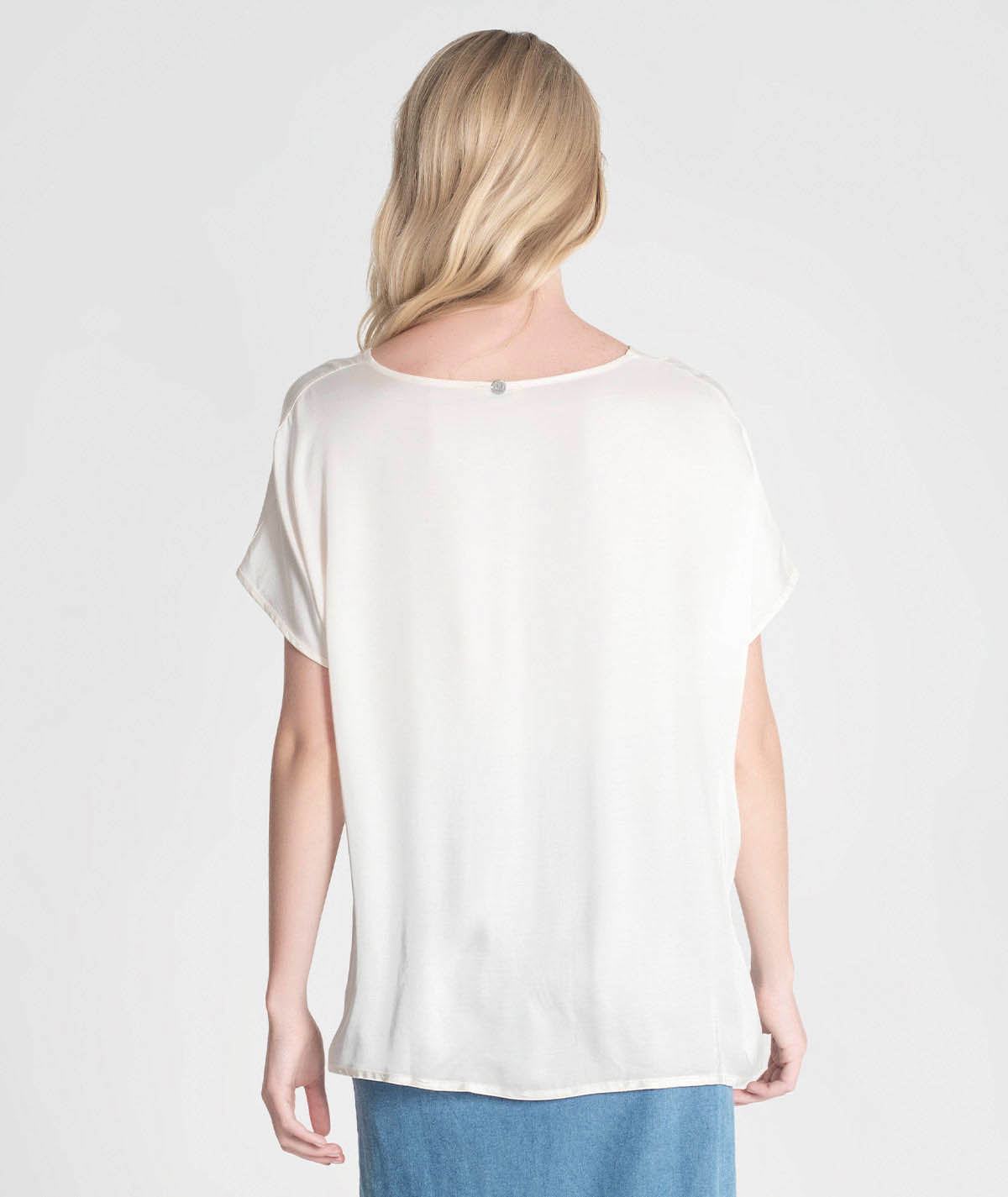 V-neck blouse with draping 6273