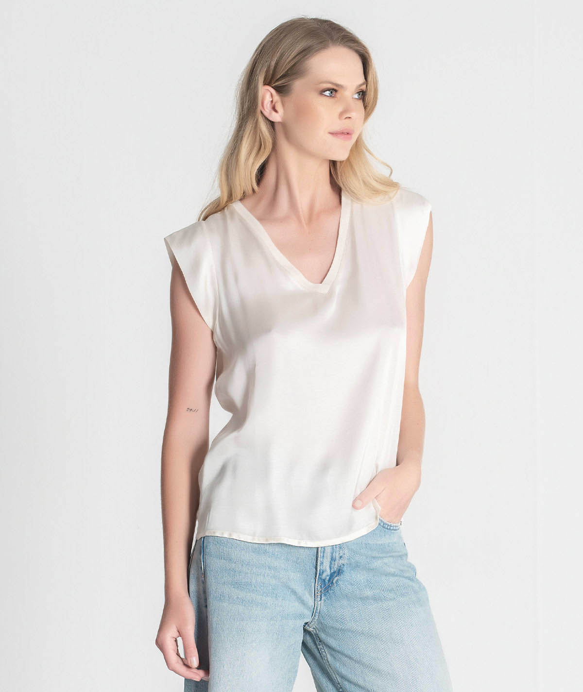 Blusa decote em v 6274