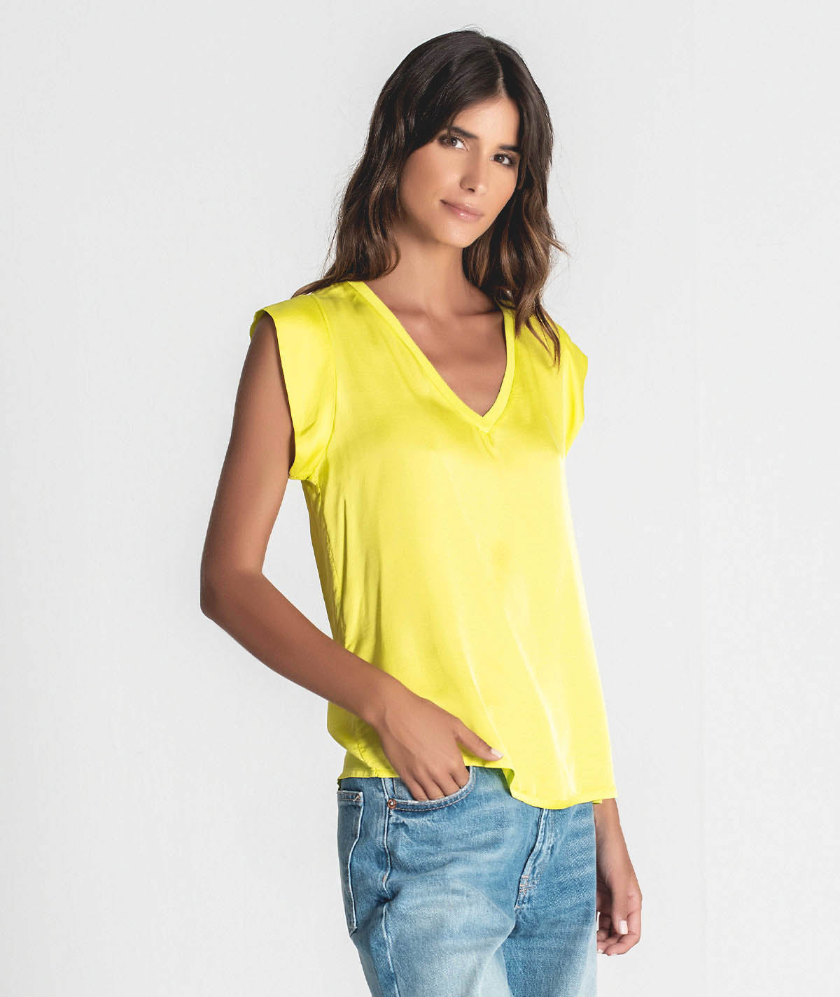 Blusa decote em v 6274