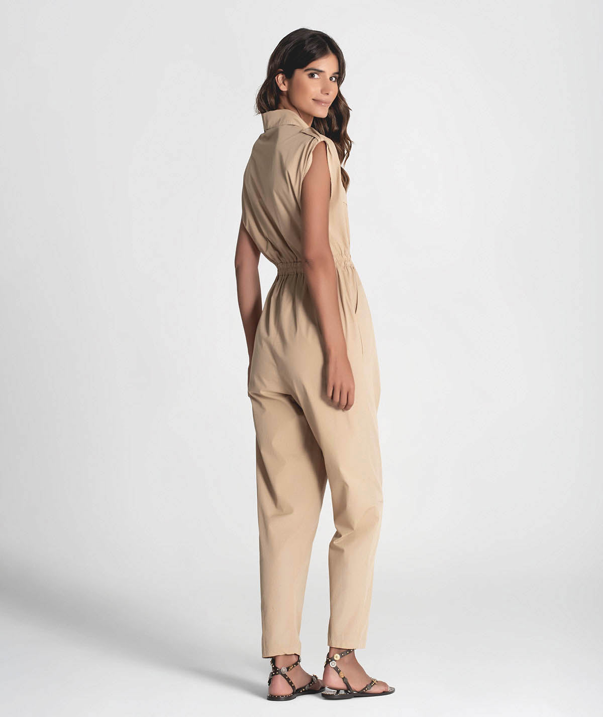 Jumpsuit with buttons down the front 6285