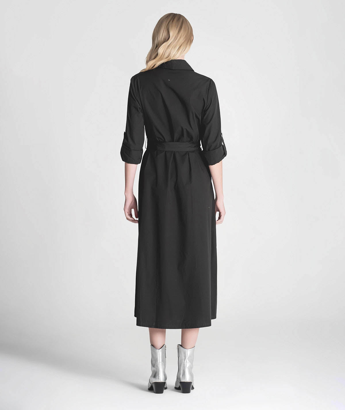 Long shirt dress with belt 6286
