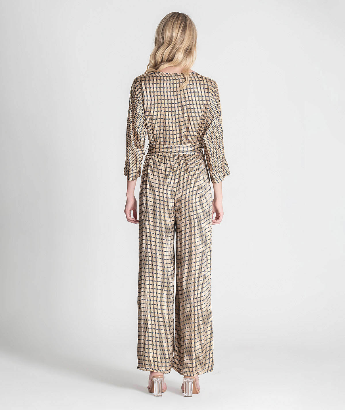 Jumpsuit with geometric pattern 6294