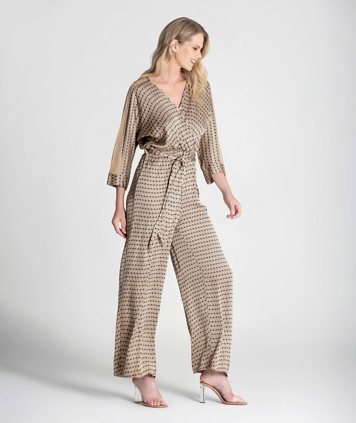 Jumpsuit with geometric pattern 6294