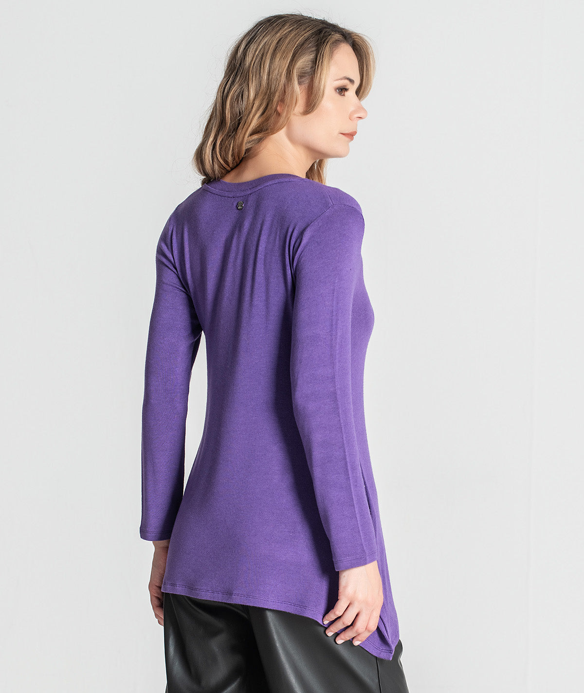 Camisola decote em v assimétrica 6297