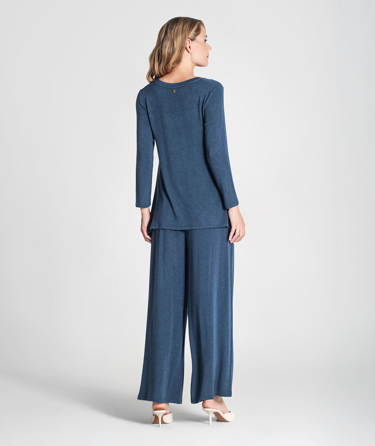 Camisola decote em v assimétrica 6297