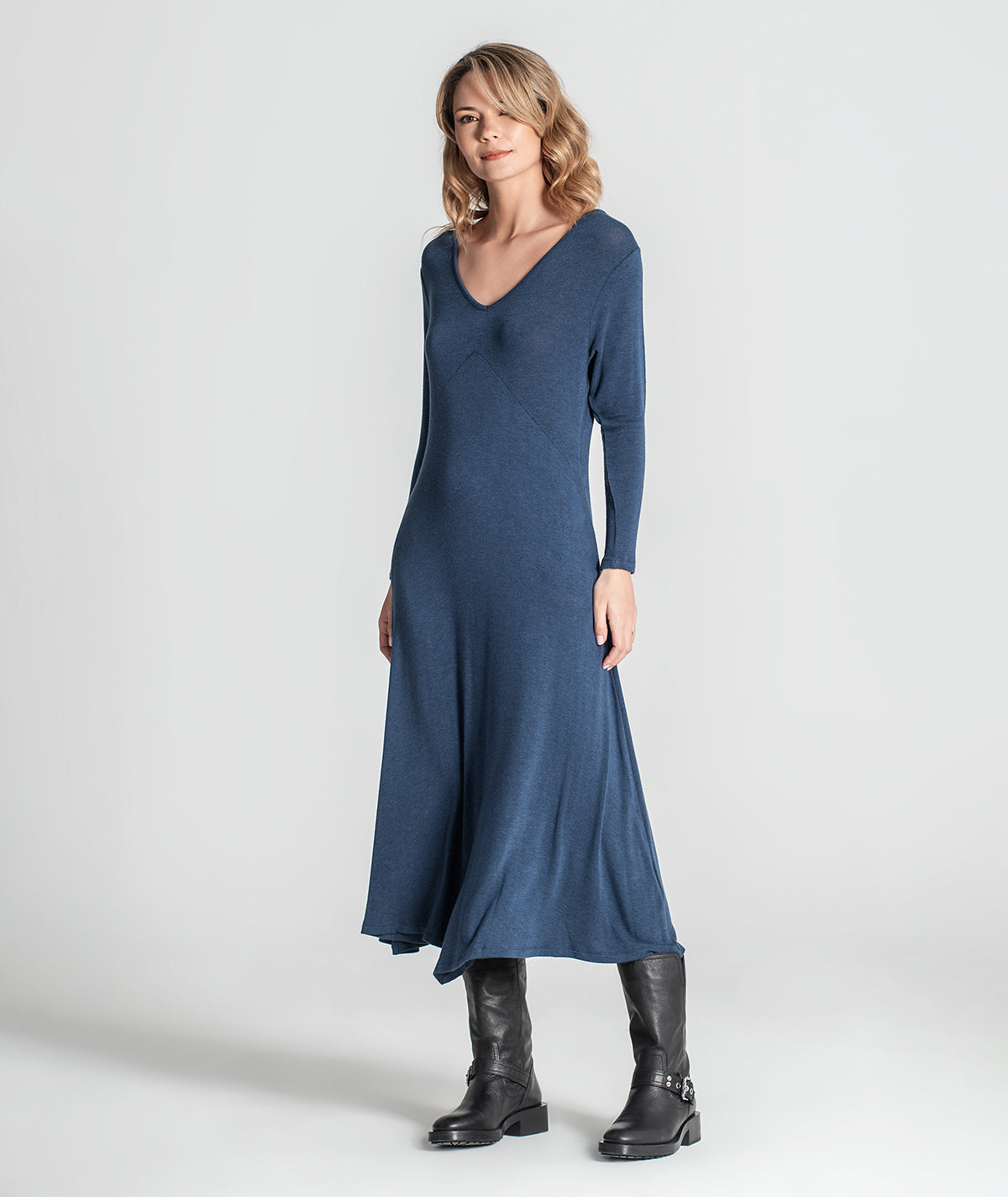 Vestido decote em v 6300