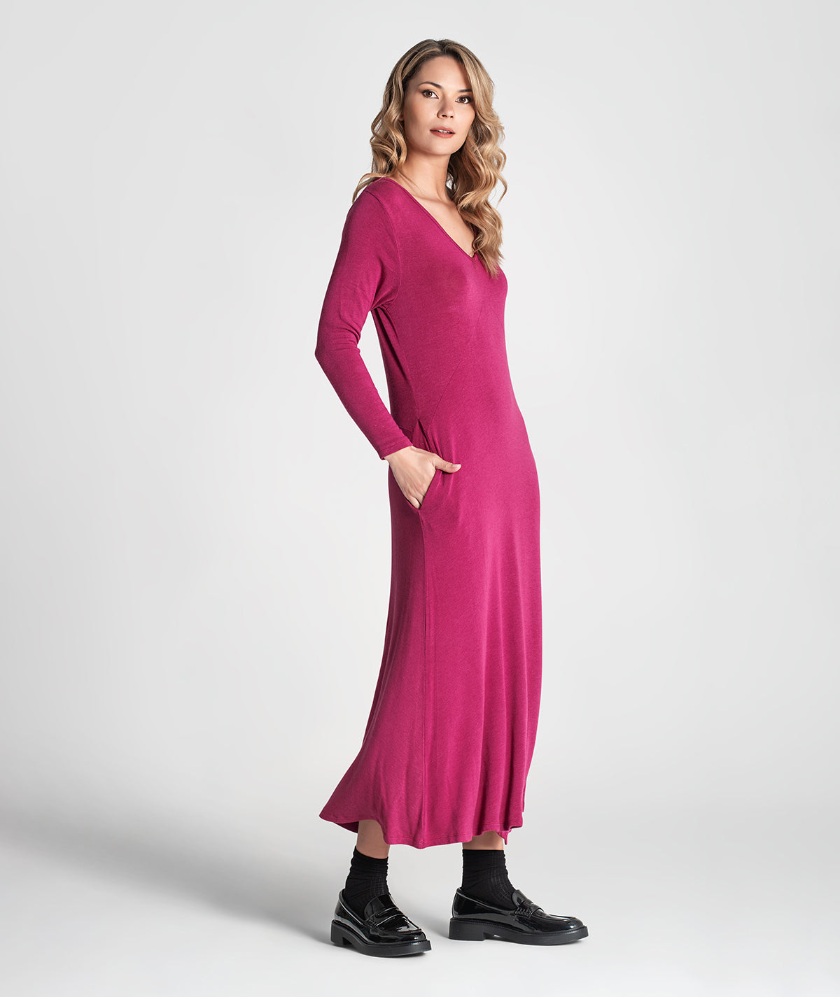 Vestido decote em v 6300