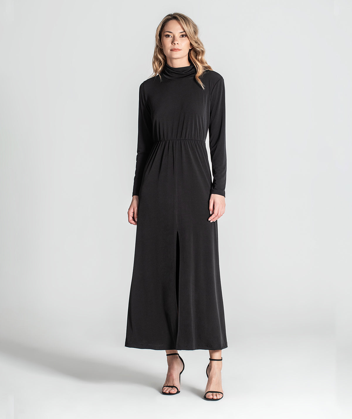 Vestido gola alta 6309