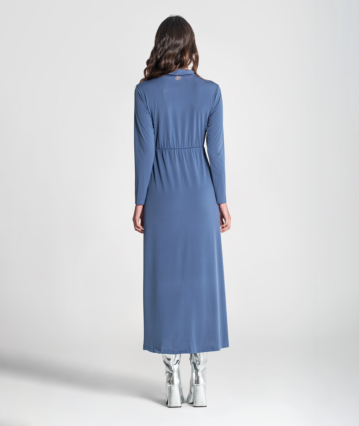 Vestido gola alta 6309