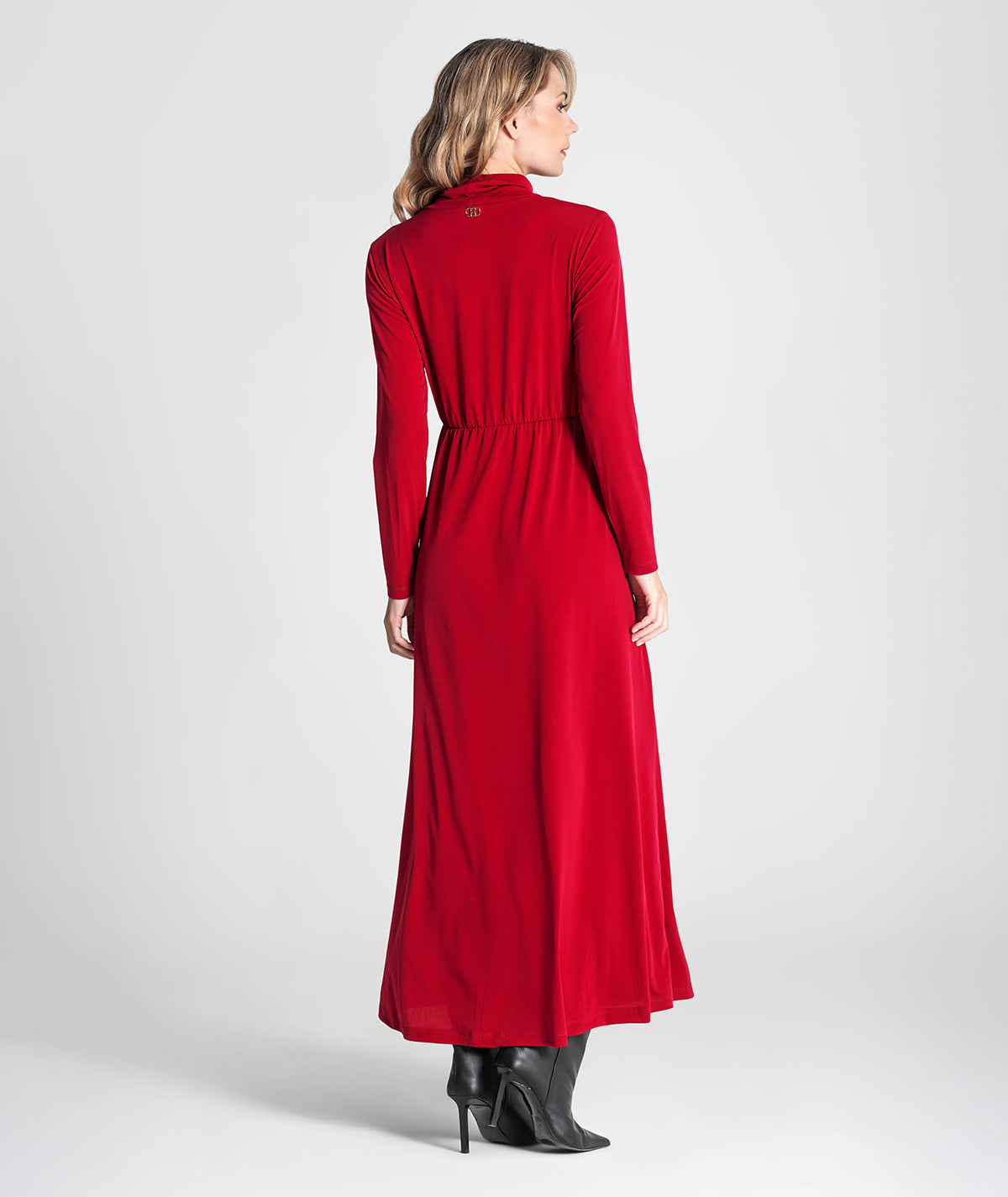 Vestido gola alta 6309