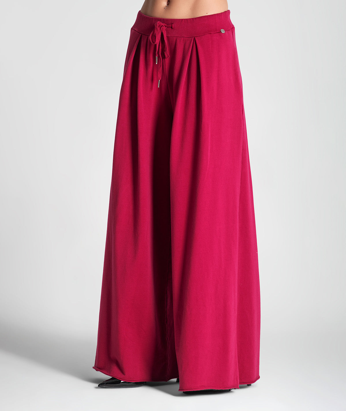 Calças largas com cinto ajustável 6321