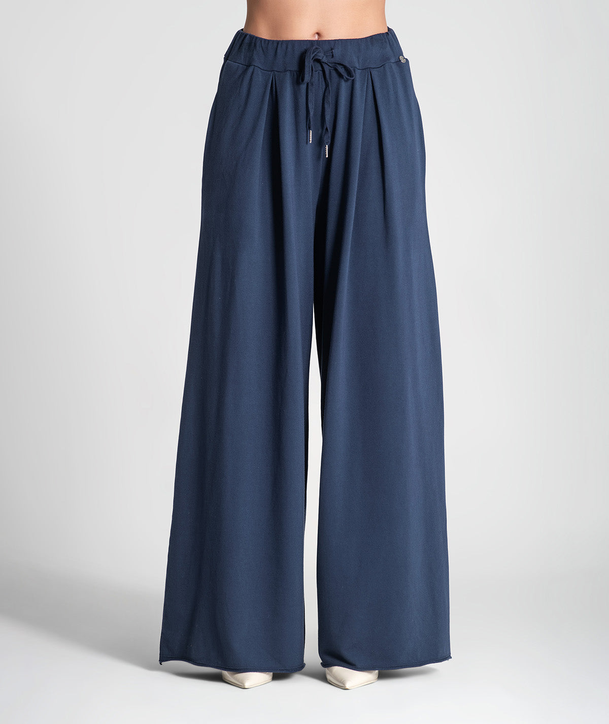 Calças largas com cinto ajustável 6321